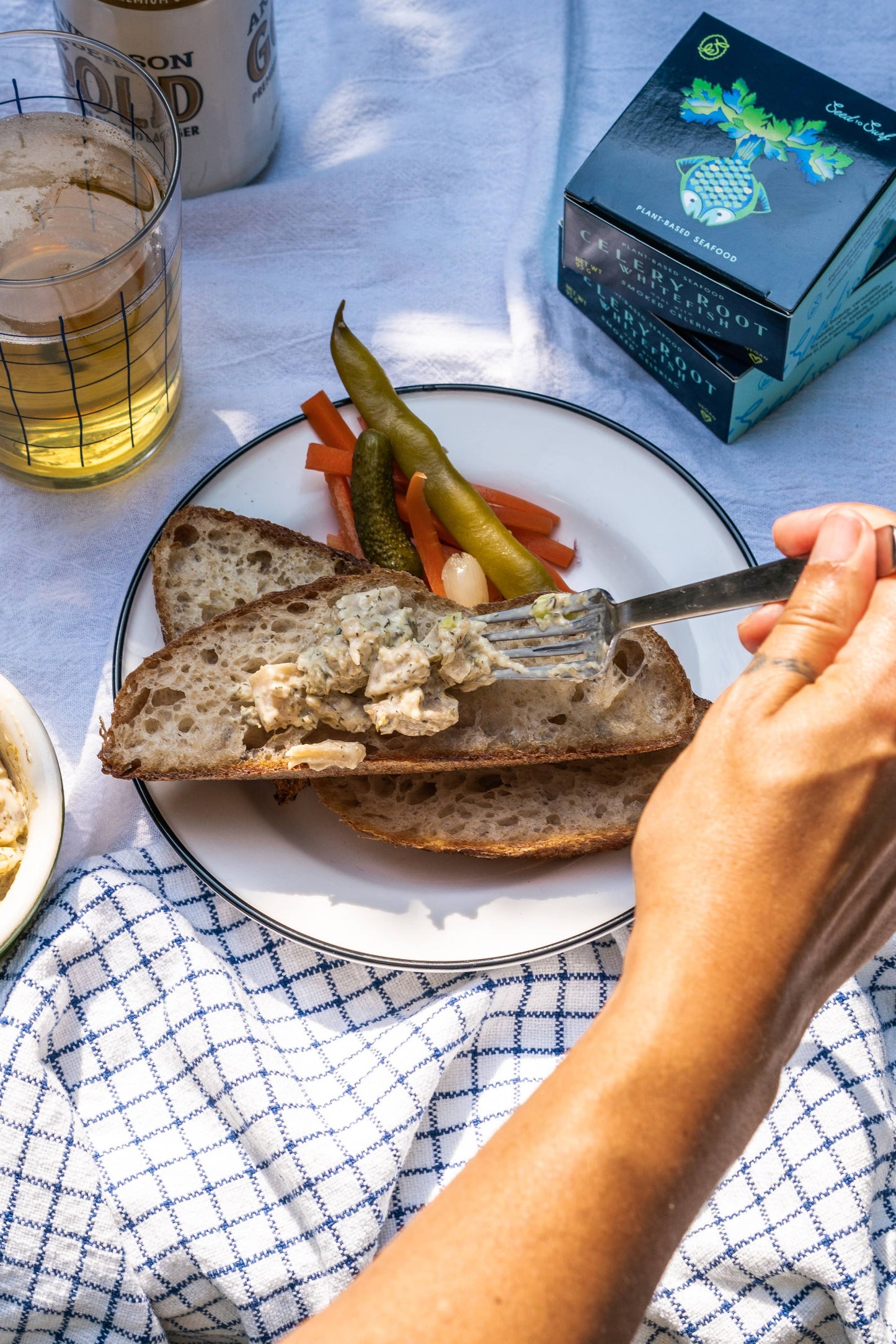 Celery Root Smoked Whitefish (Vegan)