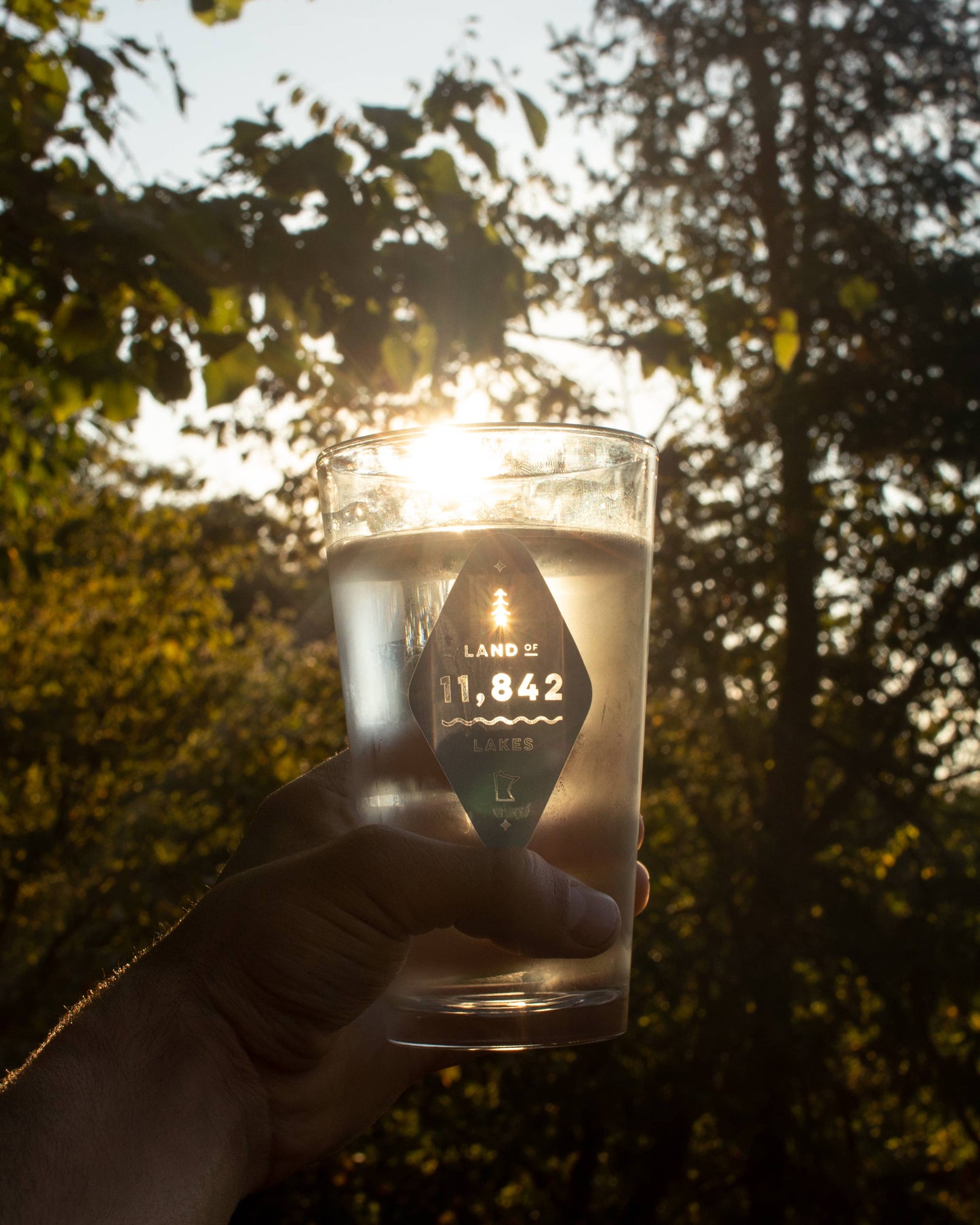 Land of Lakes Pint Glass