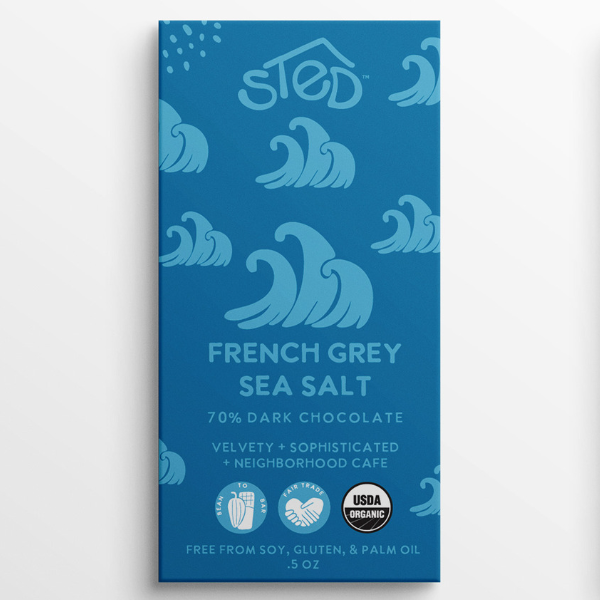 French Grey Sea Salt Chocolate Bar