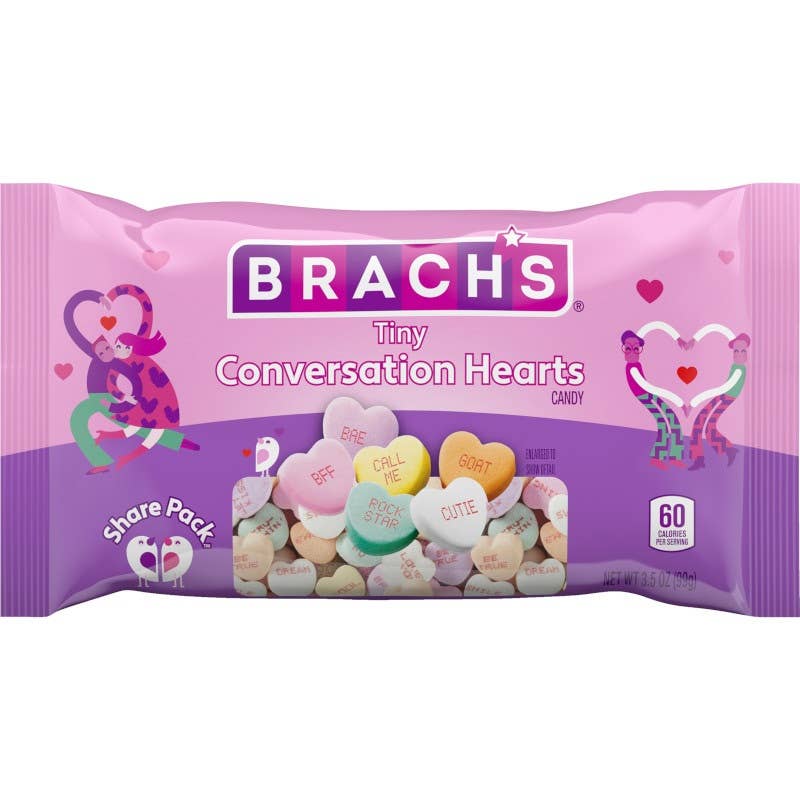 Brach's Tiny Conversation Hearts Share Pack, 3.5 oz.