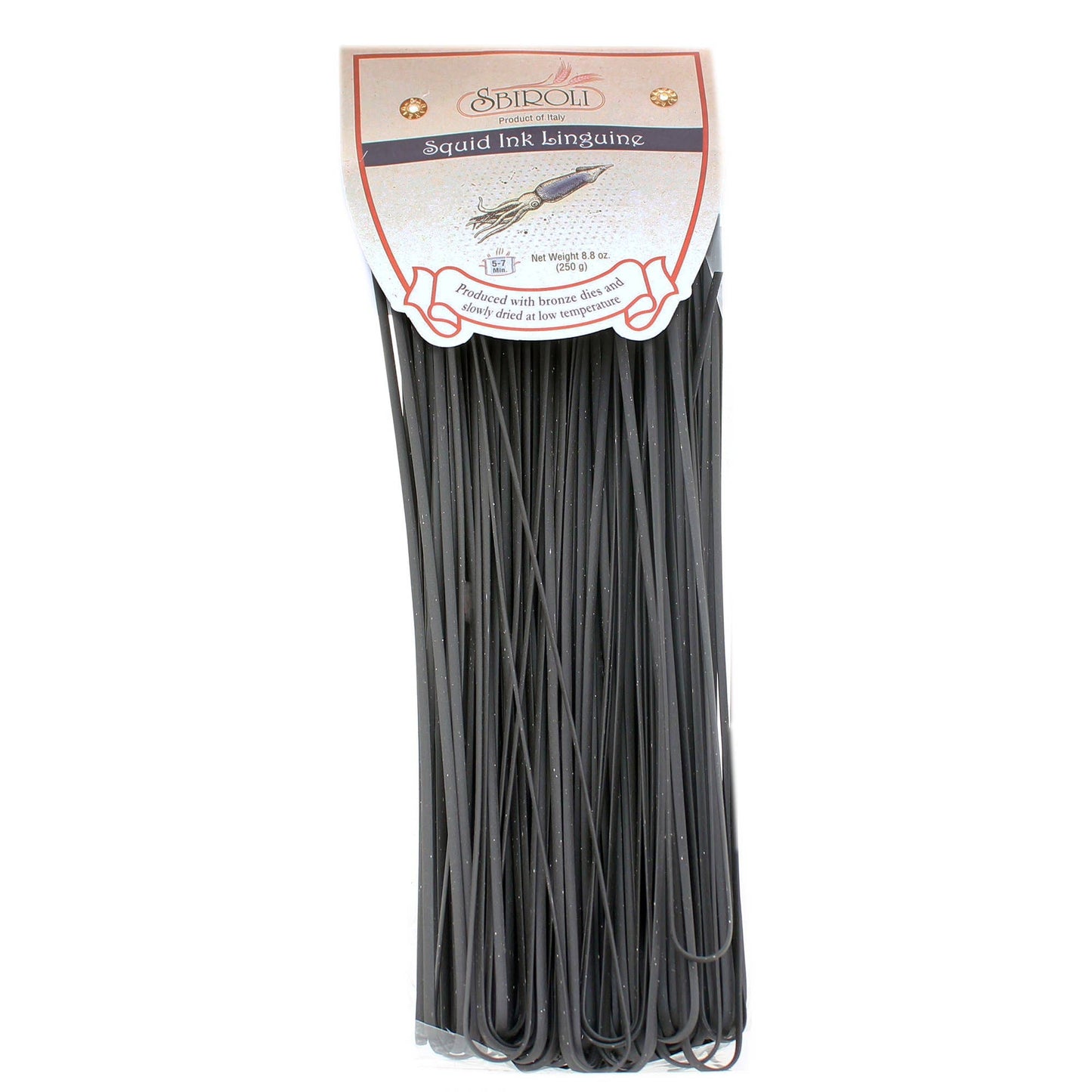 Sbiroli Squid Ink Linguine Pasta - 8.8oz