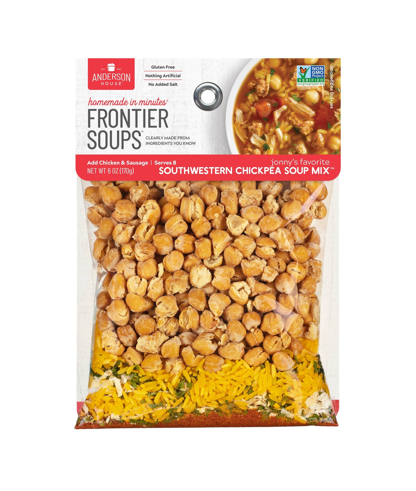 Jonny's Favorite Southwestern Chickpea Soup Mix