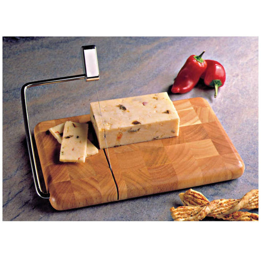 Butcher Block End Grain Beechwood Cheese Slicer