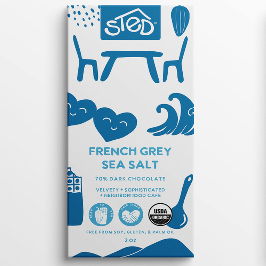 French Grey Sea Salt Chocolate Bar