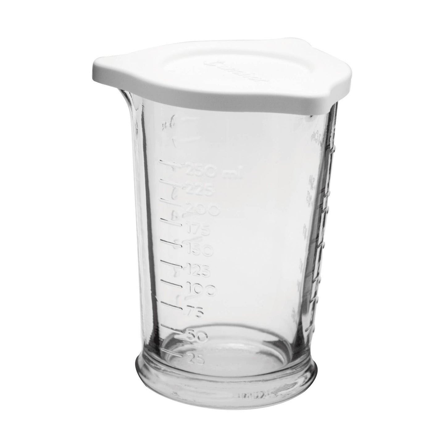 Triple Pour Measuring Glass with Lid, 8 oz.